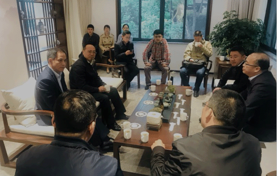 【公司動態】杭州市市委常委、副市長姚峰一行視察白沙泉并購金融街區并蒞臨天堂硅谷